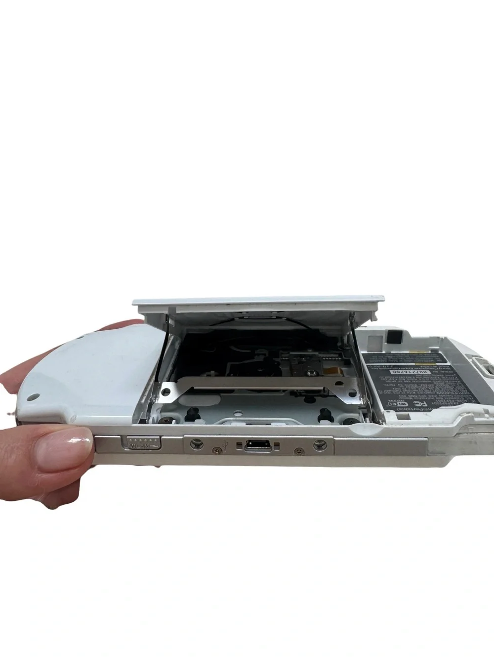 Sony PSP 2001 Ice Silver Handheld Console | UMD | Parts or Repair |